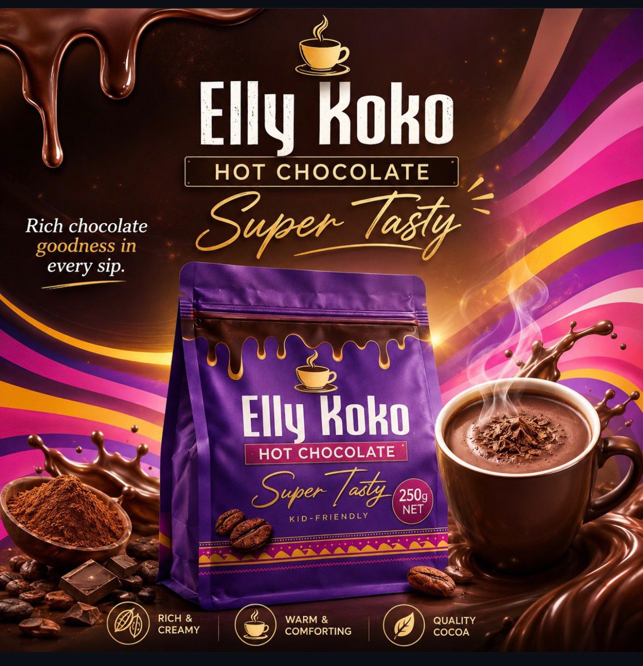 Elly Koko Hot Chocolate Nigeria